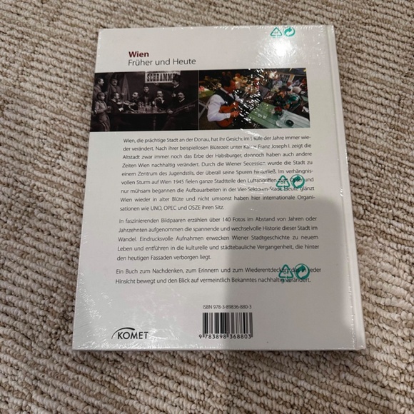 Vienna, Then and Now - English & German (Hardcover) NEW Wien - Picture 2 of 2